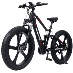 RANDRIDE YX90M 26 Paksude Rehvidega Elektrijalgratas 1000W 48V13.6Ah, Maks. 45km/h, 40km Elektriline / 100km PAS, H&uuml;draulilised Pidur must