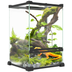 12L terrarium sisalike, konnade, madude, kilpkonnade jaoks, p&otilde;genemiskindla disaini ja ventilatsiooniga 20 x 20 x 30 cm