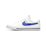 Nike Court Legacy Kulumiskindlad Madalad Laste Rulaketsid Valge Sinine Lapsed Vanuses 3&ndash;7 Aastat DA5381-101 35 white