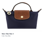 LONGCHAMP Le Pliage L&otilde;uend Meigikott Pelmeenikott Sidur K&auml;ekott Mini Naiste Merev&auml;esinine 34175089556 One Size 1 tumesinine v&auml;rv