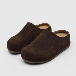 Platvormmulesid Meeste poolsaapad Sussid Suur suurus 46 Suede Nahast Slip-on Lamedad tossud Avatud seljaga Vabaaja kingad Klipid Sandaalid 40 black