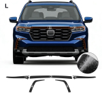 Honda Pilot 2023 2024 2025 jaoks TPU Auto Esitulede Tahavaatepeegli B C-sammaste Kaitsekile Eelt&ouml;&ouml;deldud Kriimustusvastane L&auml;bipaistev Suitsutatud Kleebis black front strip black