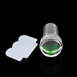 2 tk Clear Stamper Scraper Mini DIY Nail Art Image Plate Transfer manik&uuml;&uuml;ri t&ouml;&ouml;riist