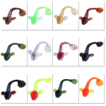 P&uuml;&uuml;gilant Pehme s&ouml;&ouml;t mageveep&uuml;&uuml;gi landid Pehme plastist ahven bass Sneakhead Drop Shot 12 tk 12PCS