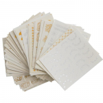 30 tk/ komplekt kuldne h&otilde;bedane k&uuml;&uuml;nte vesikleebiskleebis suled lillede disain manik&uuml;&uuml;r k&uuml;&uuml;nekunsti kaunistus