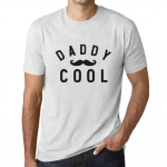 Meeste Vintage T-s&auml;rk Graafiline T-s&auml;rk Daddy Cool Vintage Valge XS anti-flash valge v&auml;rv
