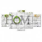 Huacani t&auml;isruudu teemantmaal  Love Home  mitme pildiga kombineeritud tikandid ristpistes mosaiik 5tk/komplekt 2030x2 2040x2 2050