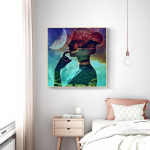 Teemantmaal &uuml;mmarguste kividega Fantaasia teemanttikandid T&auml;isekraanil Scenic Diamond Art 30x30CM