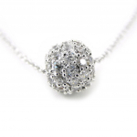 Les Tr&eacute;sors De Lily [H0526] - Collier Argent 'D&eacute;esse' blanc h&otilde;be