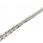 Les Tr&eacute;sors De Lily [N7279] - Bracelet Argent 'Maille Marine' - 19. 5 cm 5 mm h&otilde;be