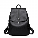 Kvaliteetne naiste kott College Wind koolikott T&uuml;druku seljakott Mochila naiste seljakotid nahast must