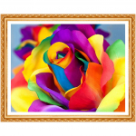 Roses Teemanttikandite m&uuml;&uuml;k 5D Teemantmaaling Lille Broderie Diamant Decor kodukingitusteks 20X30CM