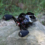 Baitcasting p&uuml;&uuml;girull 12BB kahe piduris&uuml;steemiga madala profiiliga p&uuml;&uuml;girull karpkalap&uuml;&uuml;girull Left handle