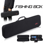 Sougayilangi &otilde;ngeritva kott v&auml;litingimustes kaasaskantav suure ridva rullide komplekt, kandekott, must k&otilde;va koorega &otilde;ngeritva kott 57cm fishing bag