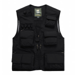 Suures suuruses XXS-5XL Suvine Meeste Matkamise Multifunktsionaalne Vest V&auml;litingimustes Mitme taskuga Ronimine Matkamine Varrukateta Kalastusjoped XXS