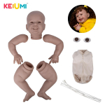 V&auml;ikelapse elutruud DIY Reborn Baby Doll komplektid DIY naha silikoonkomplekt 27-tollisele beebinuku pea ja k&auml;te jalgadele, mida on lihtne teha Reborning 27 inch