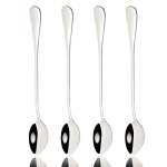 4 tk mahla-kohvi segamislusika komplekt v&auml;rvilised s&ouml;&ouml;giriistad teelusikaga s&ouml;&ouml;gin&otilde;ud j&auml;&auml;tise pika varrega k&uuml;hvel h&otilde;ben&otilde;ud k&ouml;&ouml;giriistad h&otilde;be