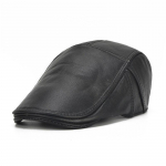 NORTHWOOD Solid Cow ehtsast nahast bareti m&uuml;ts Boina Masculina lame m&uuml;ts meeste barett barett m&uuml;ts 55-60 cm must
