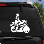 HZX1325 lahe s&otilde;itja ja mootorratta auto kleebis, naljakas vin&uuml;&uuml;lkleebised Mootorratta tarvikute kleebised 15x15CM -M