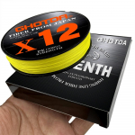 GHOTDA X12 &uuml;litugev 12 haruga p&otilde;imitud &otilde;ngen&ouml;&ouml;r, 300 m mitmekiuline PE n&ouml;&ouml;r merevee kalastustarbed 1.0 roheline