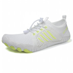 Meeste ja naiste veejalatsid Barefoot Shoes Quick Dry Aqua ujumisjalatsid Slip-on rannajalatsid Veespordi v&auml;lijalatsid basseinis surfamiseks Walk Jooga 35 valge