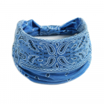 Puuvillane pehme pea&uuml;mbris Bandana turban elastne s&otilde;lme juukseaksessuaarid Vintage peapaelad laiad lilleprintid Boho 7