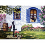 5D-teemantmaali stsenaarium kividega pildid maastikud teemanttikandid kaunistused kodu jaoks Full Round 20x25CM