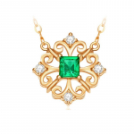 Bella Box Imeilus, elegantne geomeetriaga ripats kaelakee naistele v&otilde;luv pulmakihlumine v&auml;&auml;riskivide p&auml;rlitest rangluu kett naistele kingitused kuld/roheline