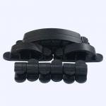 Lauaarvuti kaabli juhtmehoidik Kaabli organiseerija Traadihoidla Elektriline juhtmeklamber kodu lauaarvuti seinahoidjale Sorteeri must