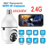 1080P 200W E27 2,4 GHz ja 5 GHz Wi-Fi IP-kaamera v&auml;listingimustes 4x digitaalne suum AI inimtuvastus juhtmevaba kaamera turva-CCTV kaamera 1 PC 2.4G
