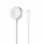 Fonken 2 in 1 Type C juhtmevaba laadija Apple Watchi jaoks USB C iWatchi laadimiskaabel iWatchi laadimisdoki kaabel Type C Single valge