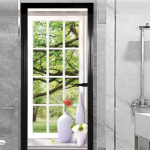 Akna v&auml;lisukse kleebis elutuppa Magamistoa DIY Isekleepuv tapeet Kodusisustus Ukseplakat Renoveerimine Lihtne kleepida 77x200cm(cut 2 pcs)