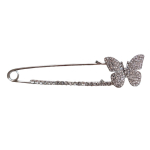 Les Tr&eacute;sors De Lily [R8176] &ndash; disainer pross  Sissi  h&otilde;bevalge (liblikas) - 88x20mm valge