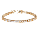 Les Tr&eacute;sors De Lily [R7209] - kullatud k&auml;ev&otilde;ru  Rivi&egrave;res de Cristal  valge kuld - 19 cm 5 mm valge