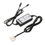 Honda Acura 6 Pin Car 3,5 mm Aux-in Audio Adapter USB-liidese laadimine iPhone5 6 6s 6plus jaoks must