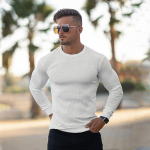 Muscleguysi Ameerika vabaaja meeste &uuml;lisuurte pikkade varrukatega liibuv &uuml;hev&auml;rviline s&uuml;gis- ja talvine pullover M