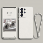 S22 S23 Ultra S22 5G &uuml;mbris Kaamera kaitse vedel silikoon S23U 5G &uuml;mbris Samsung Galaxy S22 Plus S22 Ultra S 23Ultra S23Plus jaoks Samsung S23 Ultra valge