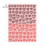 Dekoratiivsed reljeefsed k&uuml;&uuml;nek&uuml;&uuml;ned Ornamendid Kleebised Aksessuaarid Manik&uuml;&uuml;ri tarvikud A