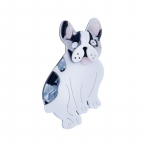 Blucome armas stiil naiste pross akr&uuml;&uuml;lmaterjal armas koerakujuline pross naistele kvaliteetsed t&uuml;drukute ehted kottidel riided valge