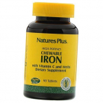 Triikraud C-vitamiiniga, n&auml;rimisraud, Nature's Plus 90 tab (36375074) 90tab