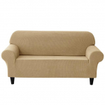 Jacquard Euroopa stiilis diivanikate maisituuma kangast veniv diivani kate elutoa jaoks m&auml;&auml;rdunud diivani kate m&ouml;&ouml;blile 1 seater (85-135cm) khaki
