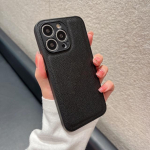 Luksuslik nahast tekstuuriga ruudukujuline &uuml;mbris Iphone 13 12 11 Pro Max Mini Xr X Xs 7 8 Plus Se 2022 p&otilde;rutuskindla silikoonkatte jaoks for iphone 13 mini must