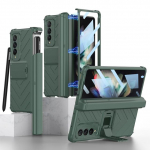 L&uuml;kandpliiatsikarbi &uuml;mbris Samsung Galaxy Z Fold 4 3 &uuml;mbrisega, magnetilise hingega reguleeritav tugijalg, t&auml;ielik kaitse k&otilde;va arvuti kate, pliiatsita NO S Pen must