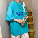 Meeste l&uuml;hikeste varrukatega T-s&auml;rgid Graafilise kirjaga poolvarrukatega T-s&auml;rgid Pullover T-s&auml;rk Juhuslik T-s&auml;rk Meeste vabaaja kaelusega retro topsid M must