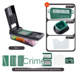 K&ouml;&ouml;giviljal&otilde;ikur, multifunktsionaalne purustaja, kuubik, viilutaja, multifunktsionaalne k&ouml;&ouml;giviljal&otilde;ikur, k&ouml;&ouml;gitarbed must