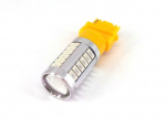 2 tk LED pirn 3156, P27W 12V 100lm CANBUS oranž, suunatuli USA