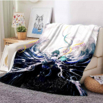 Moodne Genshini tekk Flanell Four Seasons Quilt Anime hingav Super soojad tekid voodipesu jaoks Reisi voodipesu kingitused 75x90cm