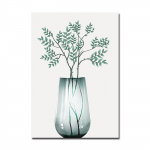 Akvarell Plant Skandinaavia plakat Roheline Leht Seinakunst L&otilde;uendimaal P&otilde;hjala Plakatid ja tr&uuml;kised Elutoa seinapilt 21x30cm No Frame