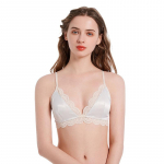 No Steel Ring rinnahoidja Nahas&otilde;bralik hingav aluspesu Naiste &otilde;&otilde;nsad seksikad pitsist rinnahoidja rihmad on reguleeritavad S must