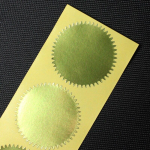 100 tk 45 mm h&otilde;bedased kuldsed kleebised kleepuvad m&auml;rkmed scrapbooking kingipaki pitseerimiskleebised isetegemise k&uuml;psiste kommipaki reljeefpitseri jaoks kuld